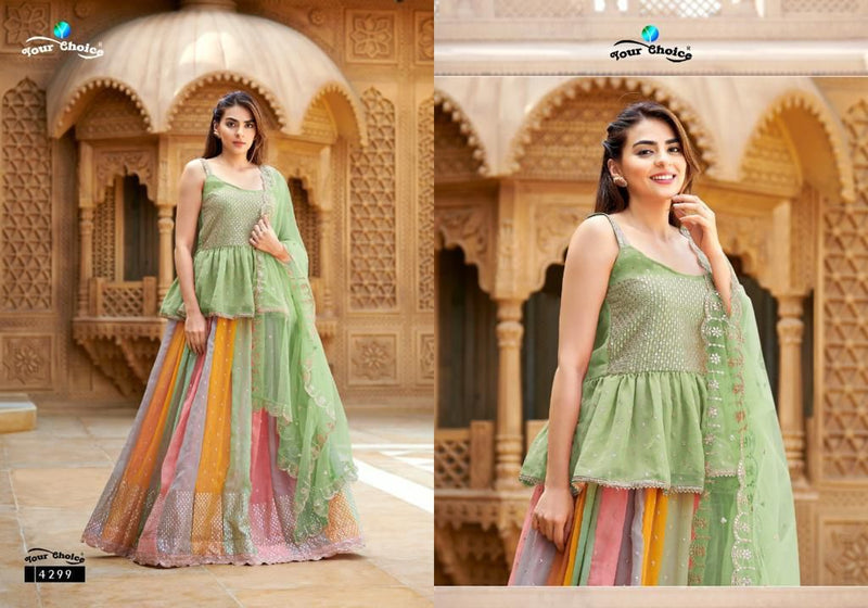 Your Choice Adda Georgette With Heavy Embroidery Work Stylish Designer Party Wear Lehenga