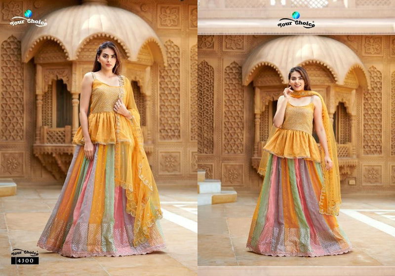 Your Choice Adda Georgette With Heavy Embroidery Work Stylish Designer Party Wear Lehenga