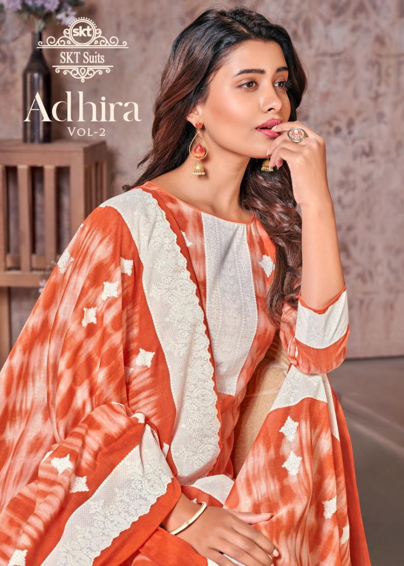 Skt Suits Adhira Vol 2 Pure  Cotton Digital Printed Designer Salwar Kameez