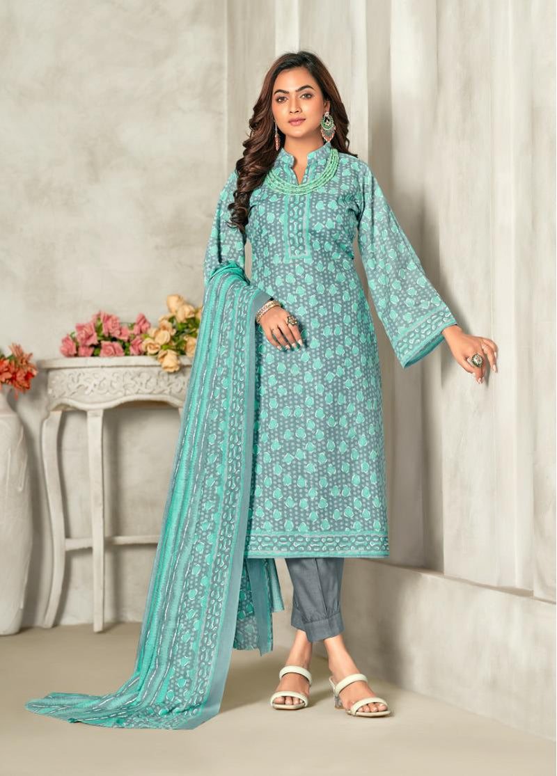 Skt Suits Adhira Vol 4 Pure Cotton Digital Khadi Printed Designer Salwar Kameez