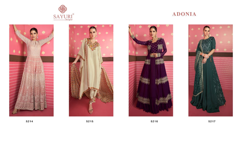 Sayuri Designer Adonia Silk Satin With Beautiful Work Stylish Designer Party Wear Kurti