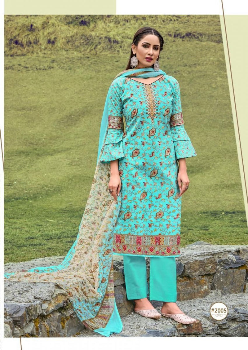 Skt Suits Afiza Vol 2 Cambric Fancy Stylish Party Wear Salwar Suits With Digital Prints