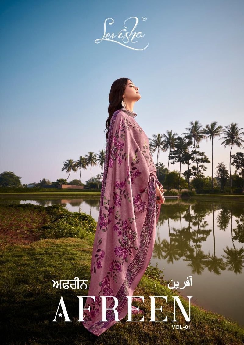Levisha Afreen Vol 1 Pashmina With Fancy Work Stylish Designer Casual Wear Salwar Kameez