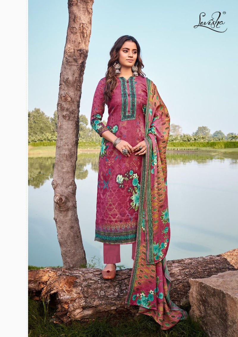 Levisha Afreen Vol 1 Pashmina With Fancy Work Stylish Designer Casual Wear Salwar Kameez