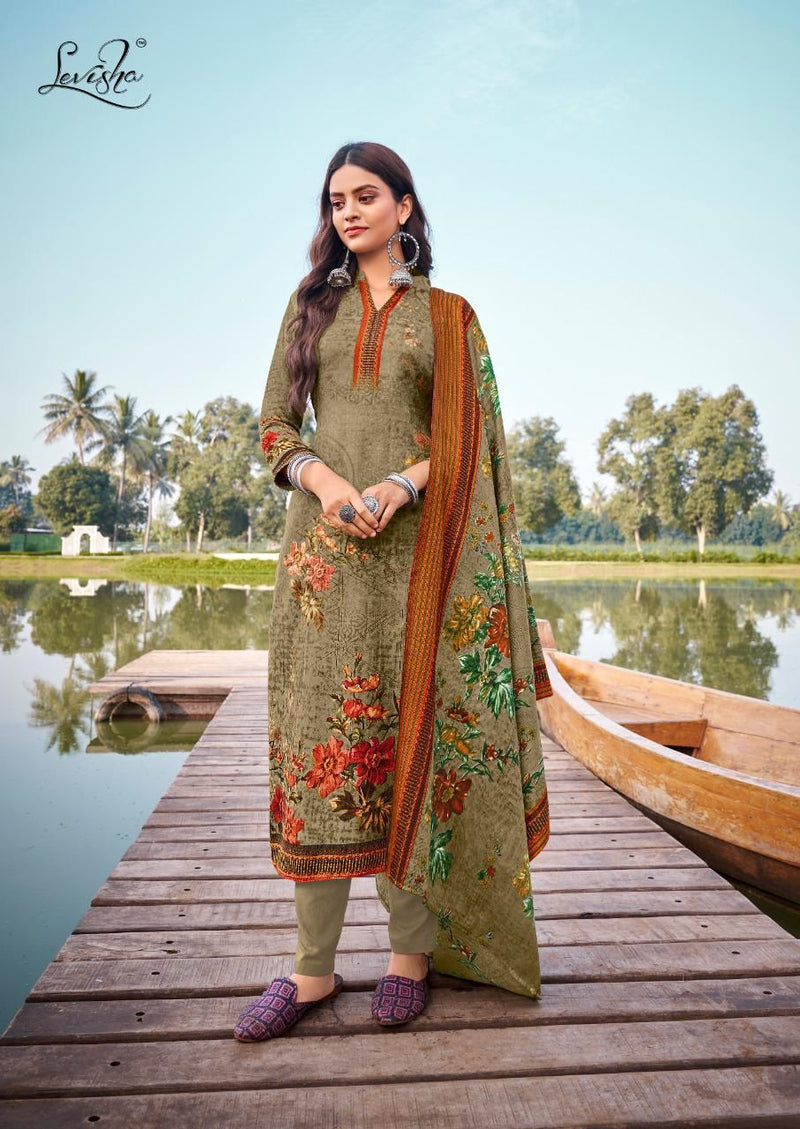 Levisha Afreen Vol 1 Pashmina With Fancy Work Stylish Designer Casual Wear Salwar Kameez