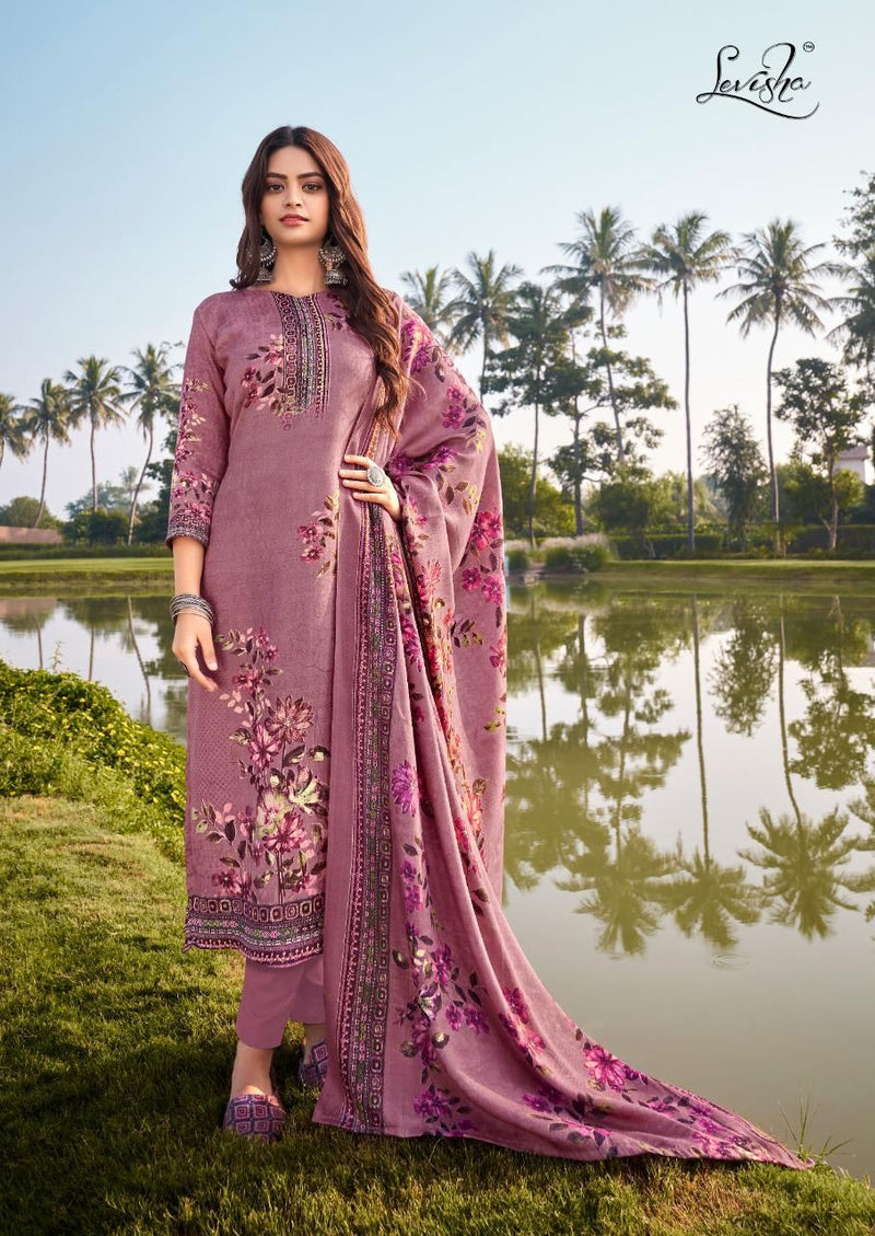 Levisha Afreen Vol 1 Pashmina With Fancy Work Stylish Designer Casual Wear Salwar Kameez
