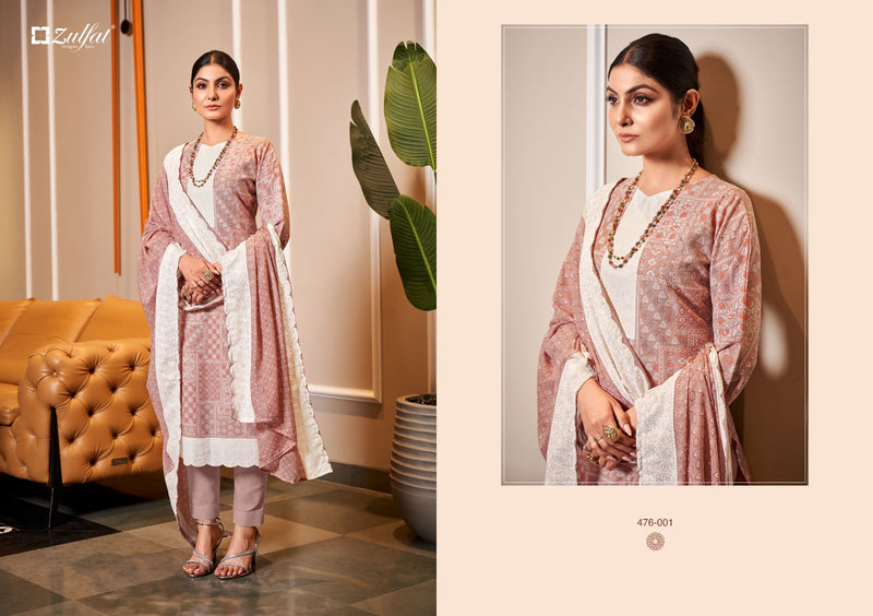 Zulfat Designer Suits Afsana Pure Cotton Exclusive Designer Printed Designer Salwar Kameez