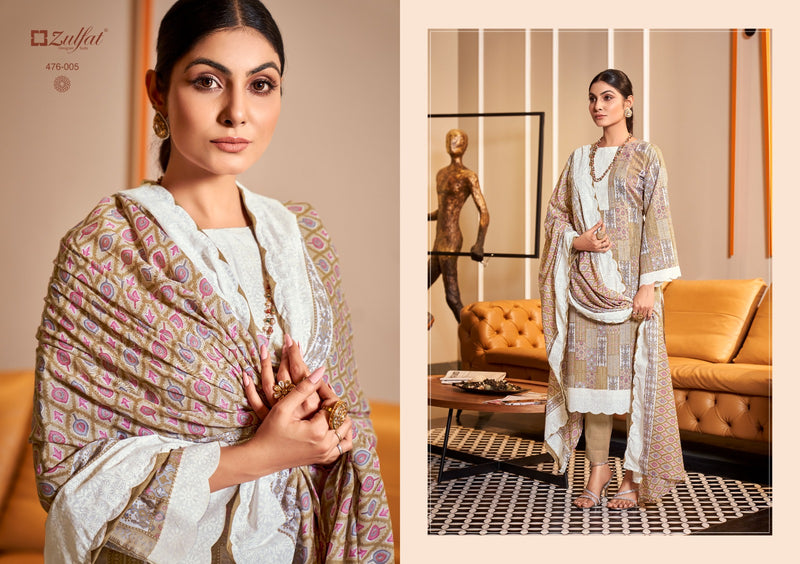 Zulfat Designer Suits Afsana Pure Cotton Exclusive Designer Printed Designer Salwar Kameez