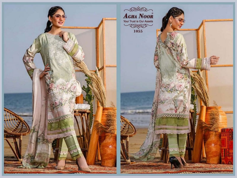 Agha Noor Vol 5 Luxury Lawn Collection Cotton Lawn Pakistani Style  Party Wear Salwar Suits