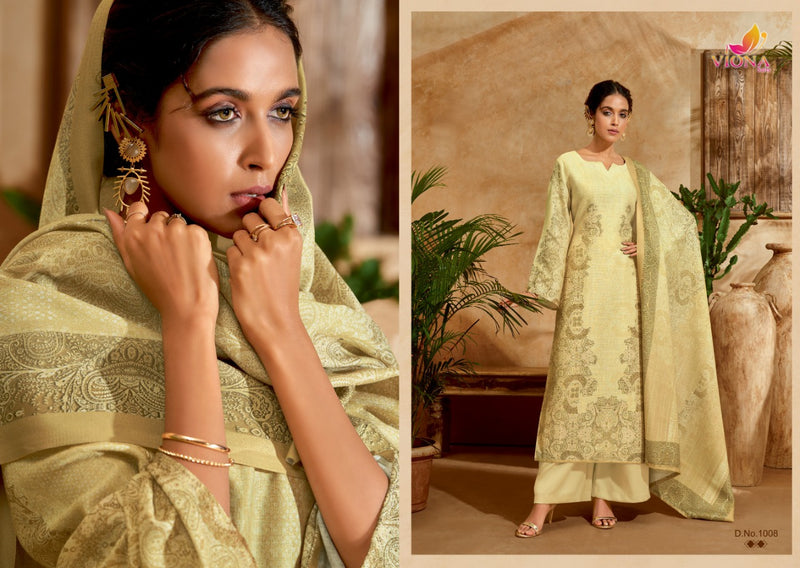 Viona Aika Pashmina With Fancy Work Stylish Designer Casual Wear Fancy Look Salwar Kameez