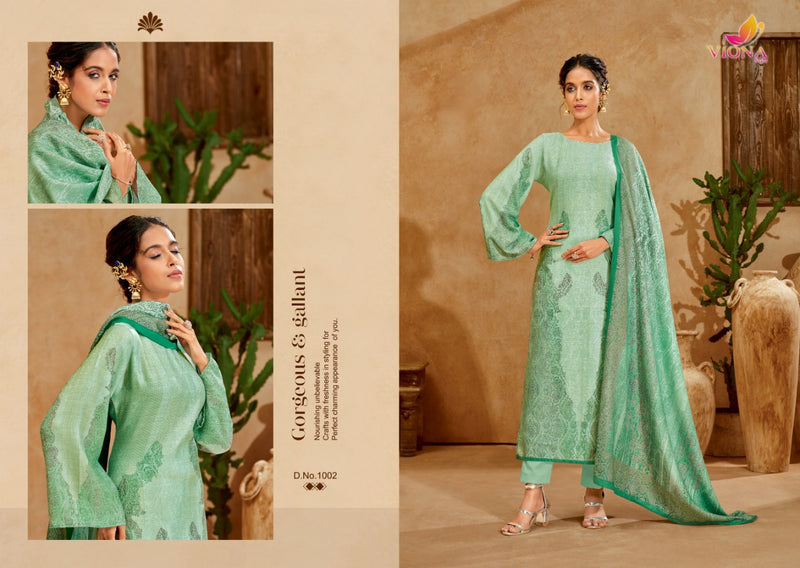 Viona Aika Pashmina With Fancy Work Stylish Designer Casual Wear Fancy Look Salwar Kameez