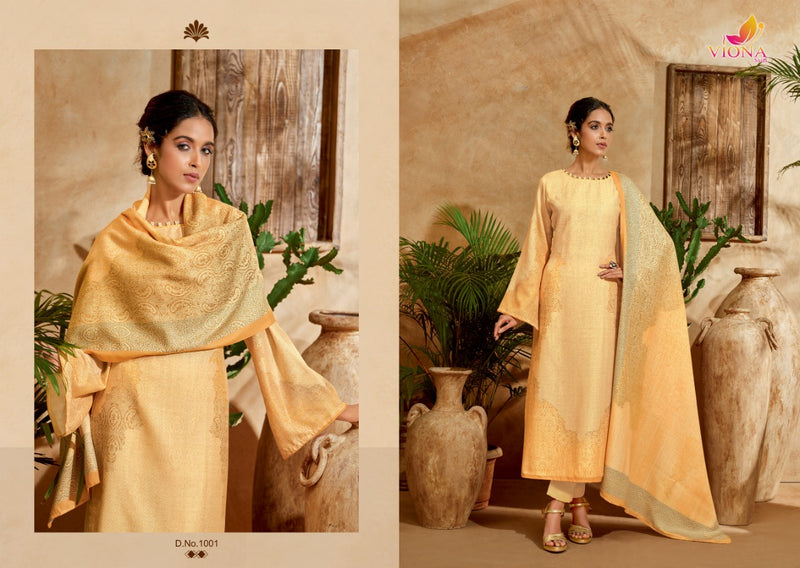 Viona Aika Pashmina With Fancy Work Stylish Designer Casual Wear Fancy Look Salwar Kameez