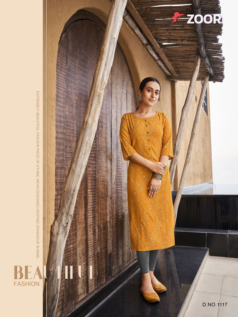 Zoori Akshara Vol 20 Rayon Printed Daily Wear Kurti