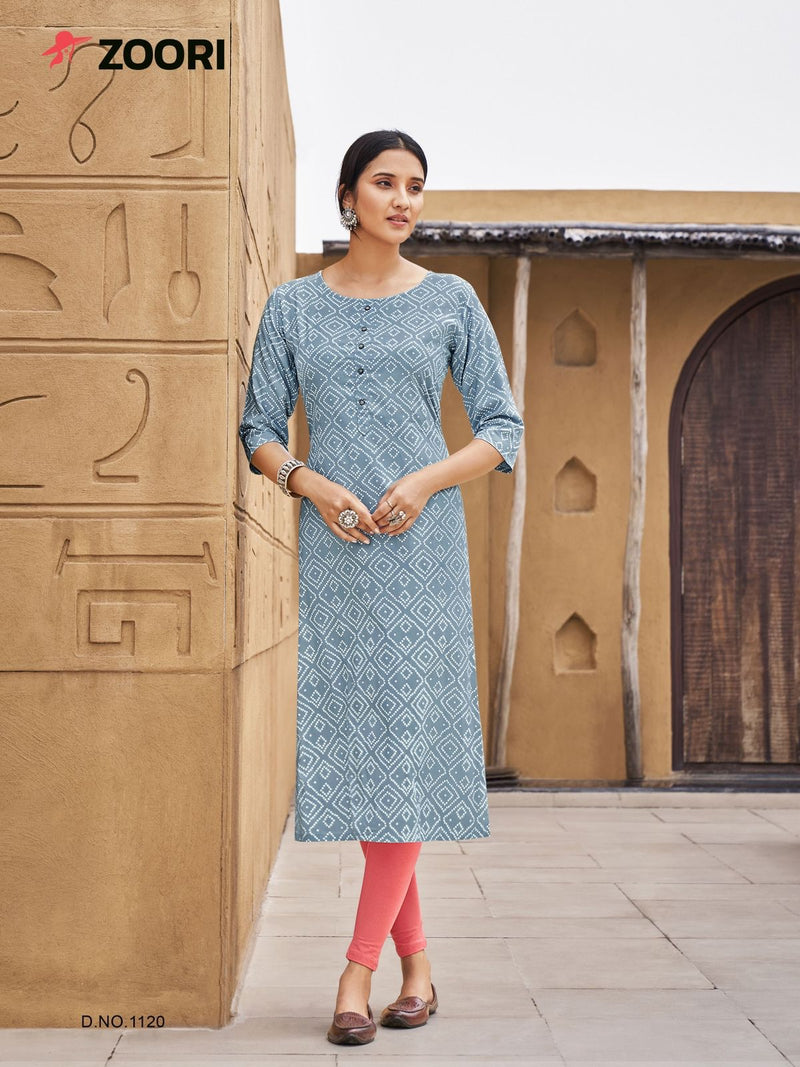 Zoori Akshara Vol 20 Rayon Printed Daily Wear Kurti