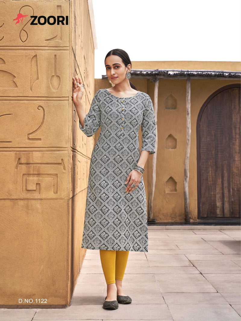 Zoori Akshara Vol 20 Rayon Printed Daily Wear Kurti