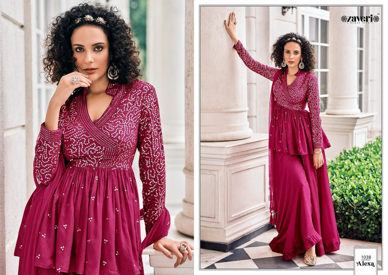 Zaveri Woman Alexa Vol 1 Pure Viscose Party Wear Kurti