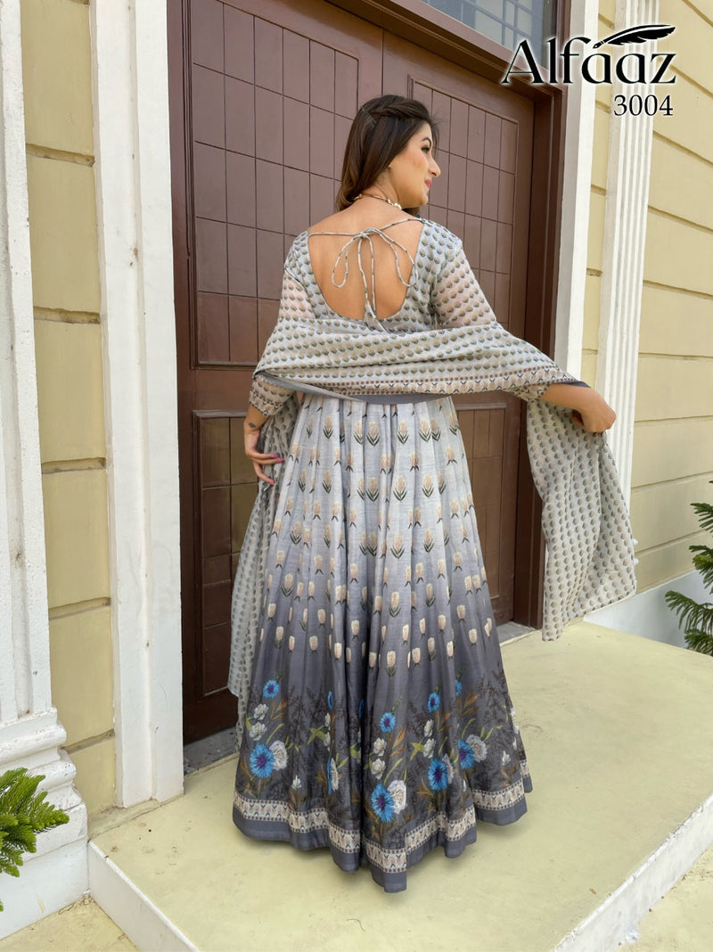 Alfaaz Vol 3 Chanderi  Silk Degita Print With Ethnic Pattern Salawar Suit