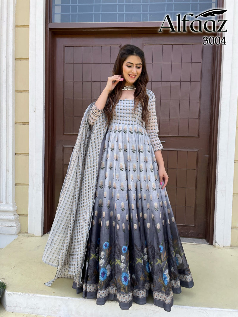 Alfaaz Vol 3 Chanderi  Silk Degita Print With Ethnic Pattern Salawar Suit
