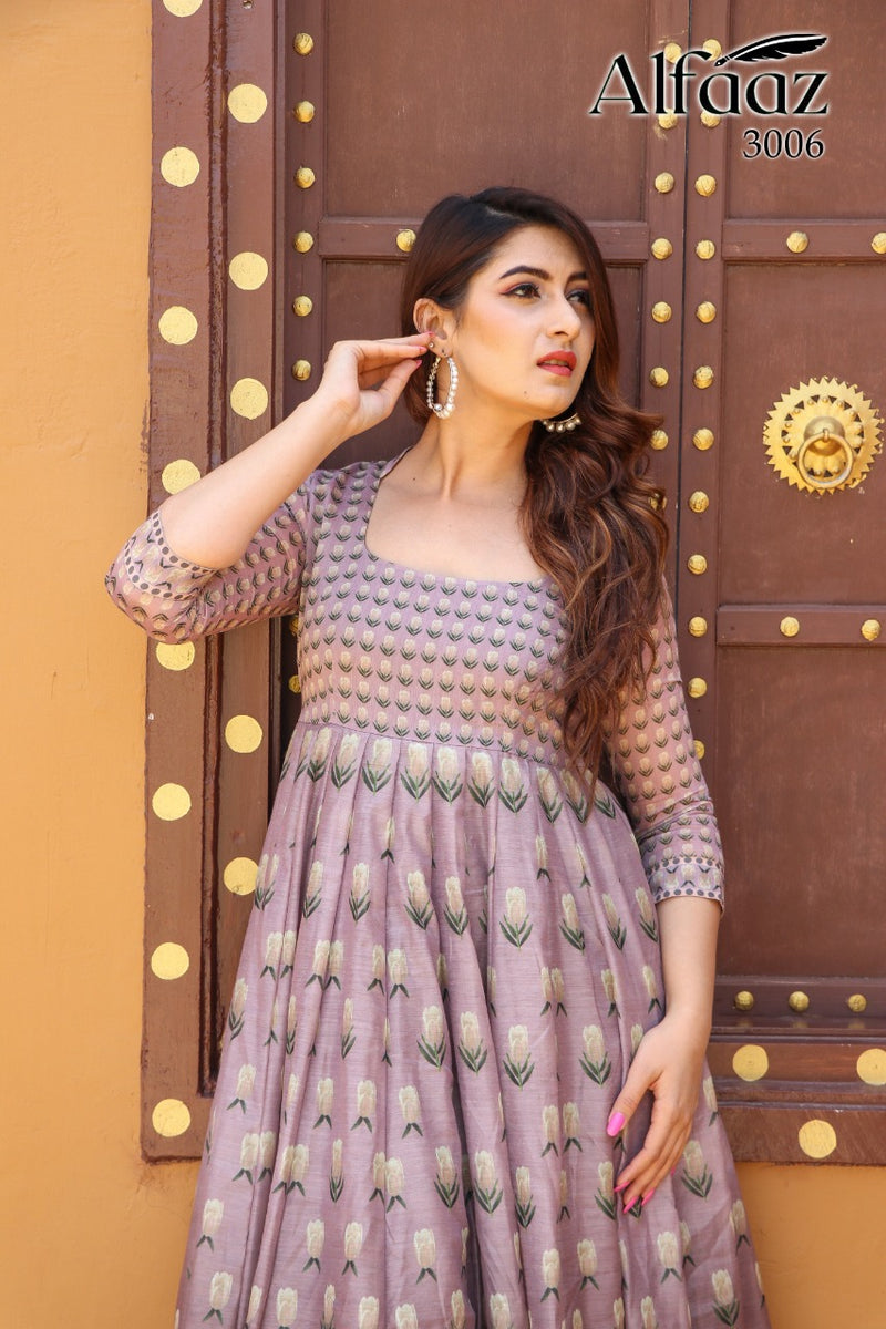 Alfaaz Vol 3 Chanderi  Silk Degita Print With Ethnic Pattern Salawar Suit