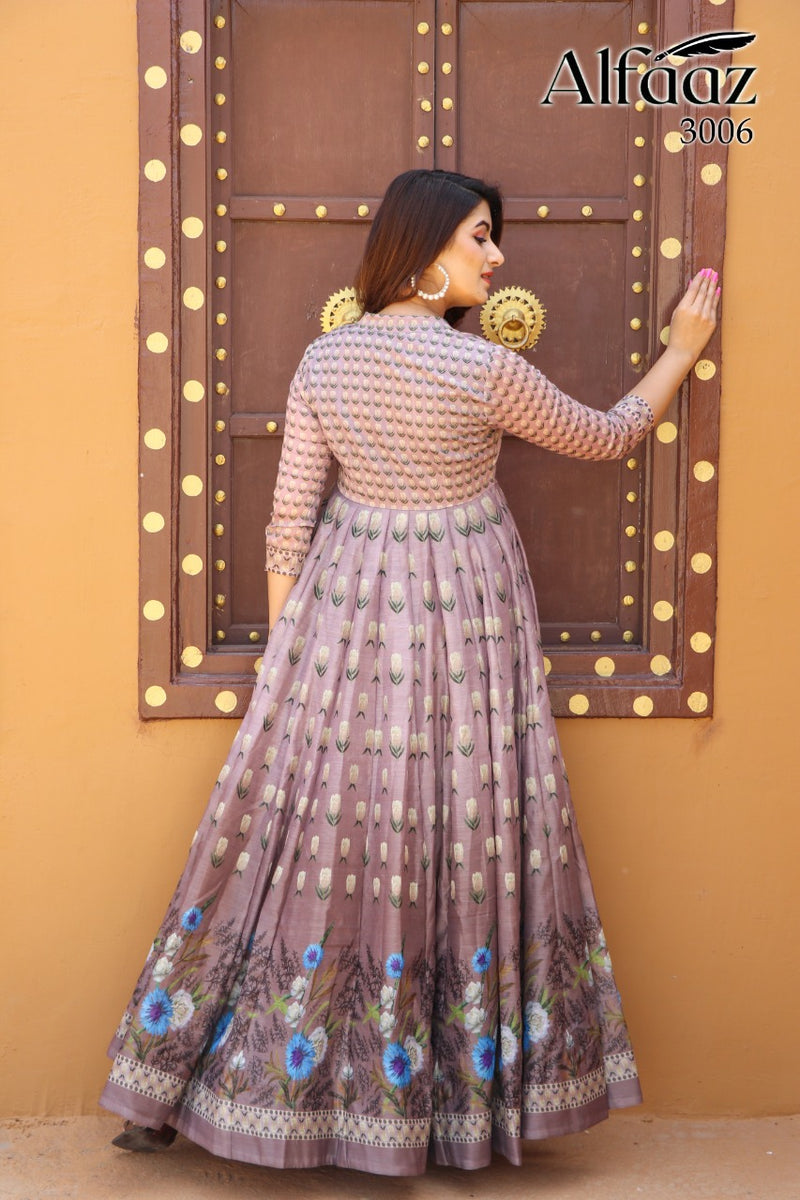 Alfaaz Vol 3 Chanderi  Silk Degita Print With Ethnic Pattern Salawar Suit