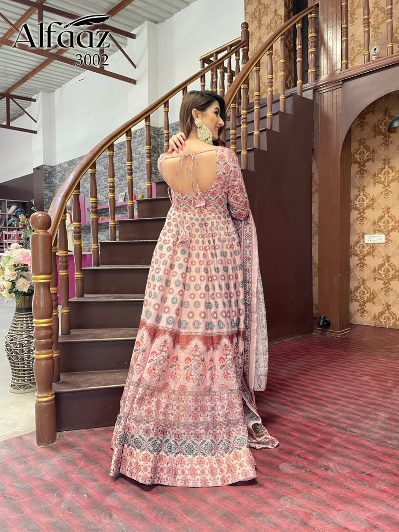 Alfaaz Vol 3 Chanderi  Silk Degita Print With Ethnic Pattern Salawar Suit
