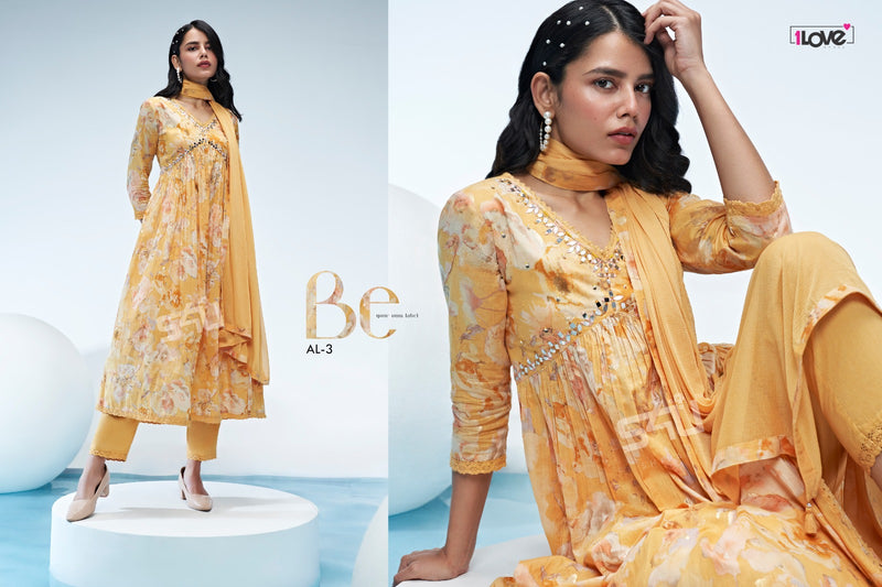 1Love S4u Alia Mull Cotton Fancy Partywear Designer Kurti