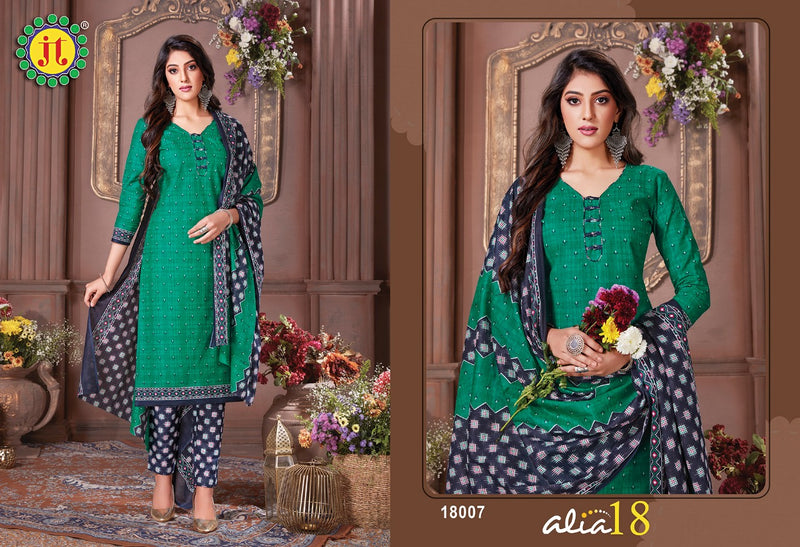 Jamatmal Tilokchand Alia Vol 18 Cotton Printed Festive Wear Salwar Kameez