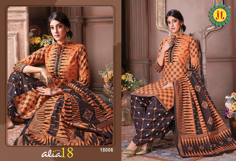 Jamatmal Tilokchand Alia Vol 18 Cotton Printed Festive Wear Salwar Kameez