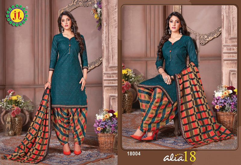 Jamatmal Tilokchand Alia Vol 18 Cotton Printed Festive Wear Salwar Kameez