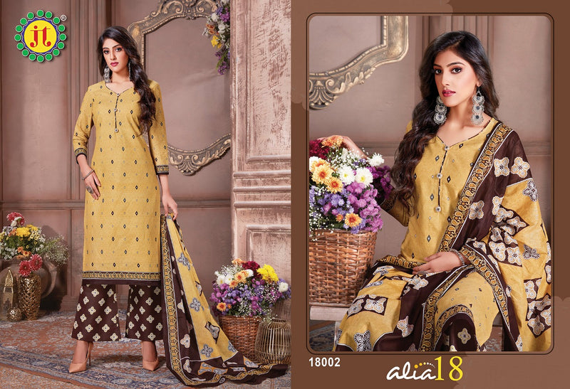 Jamatmal Tilokchand Alia Vol 18 Cotton Printed Festive Wear Salwar Kameez