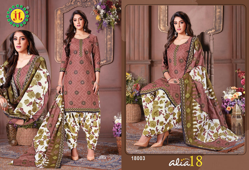 Jamatmal Tilokchand Alia Vol 18 Cotton Printed Festive Wear Salwar Kameez