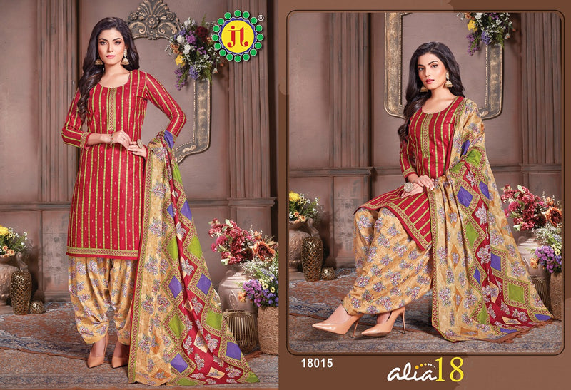 Jamatmal Tilokchand Alia Vol 18 Cotton Printed Festive Wear Salwar Kameez
