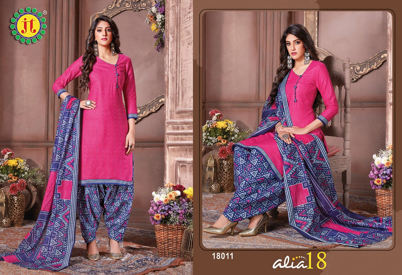 Jamatmal Tilokchand Alia Vol 18 Cotton Printed Festive Wear Salwar Kameez