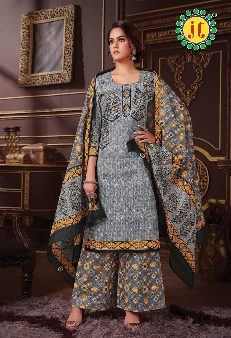 Jt Aleena Vol 3 Pure Cotton Printed Festive Wear Salwar Suits