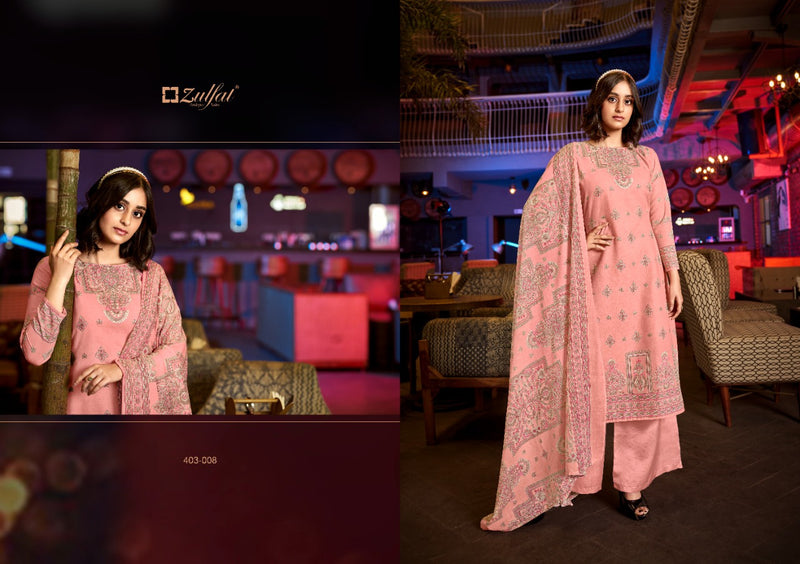 Zulfat Designer Suits Aline Cotton Exclusive Printed Party Wear Salwar Suits