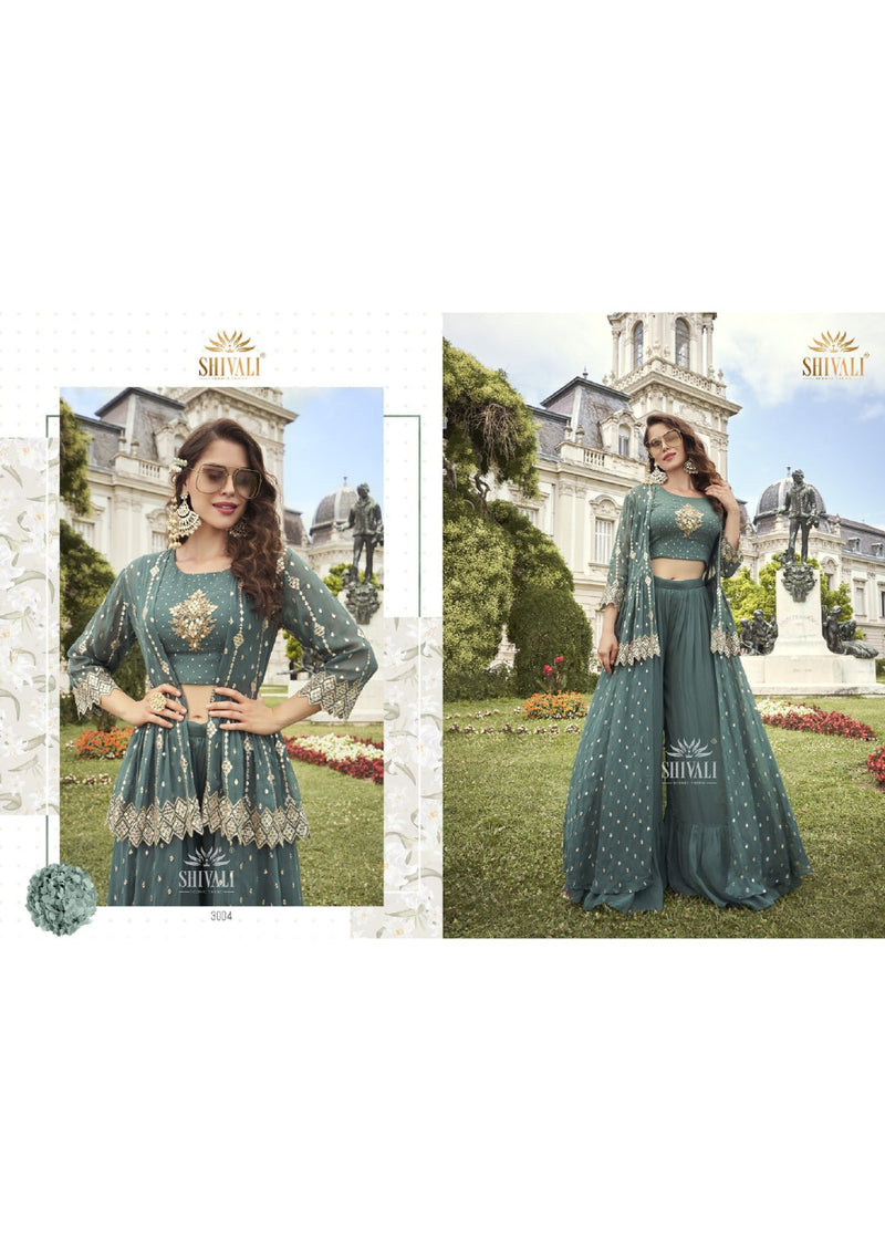 Shivali Alisha Legacy Vol 3 Fancy With Heavy Embroidery Work Stylish Designer Party Wear Fancy Long Kurti