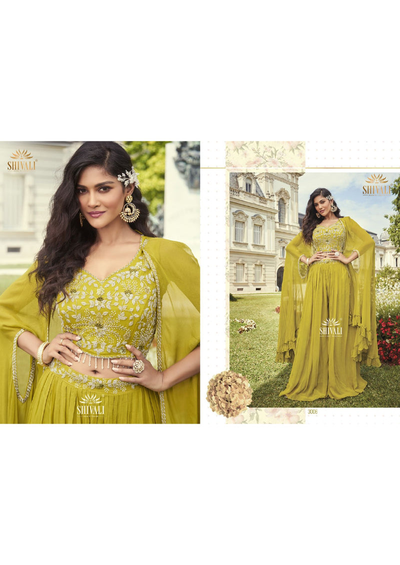 Shivali Alisha Legacy Vol 3 Fancy With Heavy Embroidery Work Stylish Designer Party Wear Fancy Long Kurti