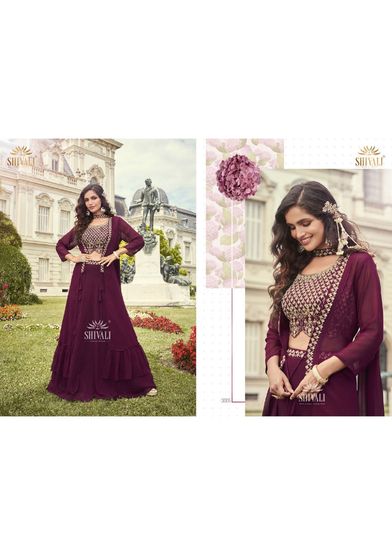 Shivali Alisha Legacy Vol 3 Fancy With Heavy Embroidery Work Stylish Designer Party Wear Fancy Long Kurti