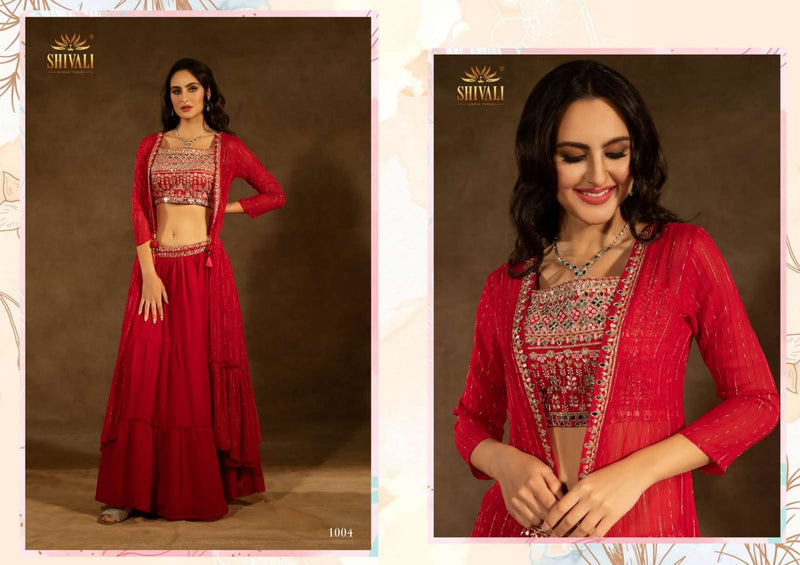 Shivali Alisha The Legacy Fancy With Heavy Embroidery Work Stylish Designer Wedding Wear Long Kurti