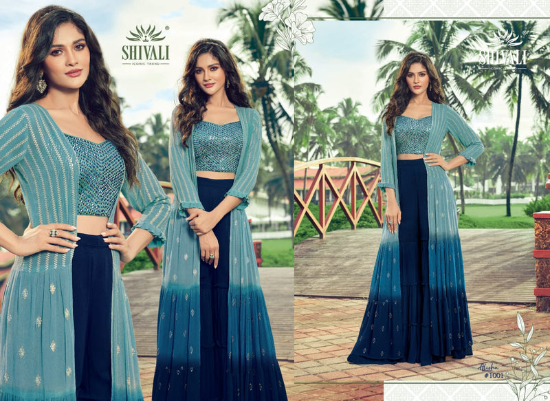 Shivali Fashion Alisha The Legacy Fancy Stylish Wedding Wear Beautiful  Kurtis With Set Of  Skirt & Dupatta