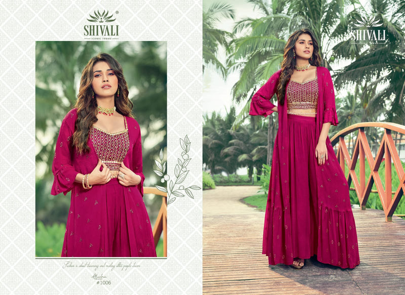 Shivali Fashion Alisha The Legacy Fancy Stylish Wedding Wear Beautiful  Kurtis With Set Of  Skirt & Dupatta