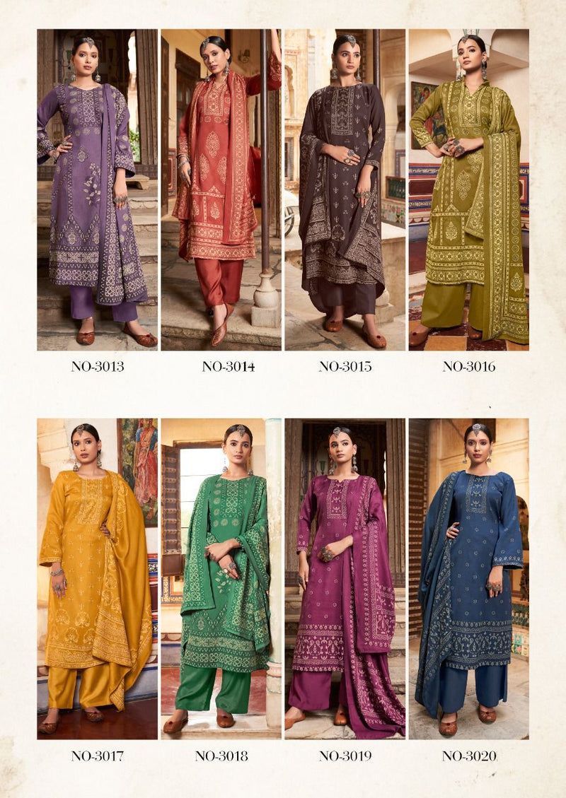 Levisha Alisha Vol 3 Pashmina Fancy Printed Work Stylish Designer Casual Look Salwar Kameez