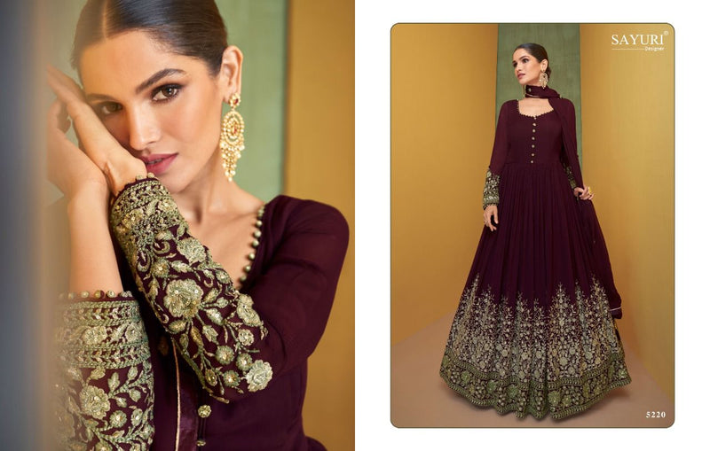 Sayuri Alizen Georgette With Beautiful Elegant Work Stylish Designer Festive Wear Long Fancy Gown