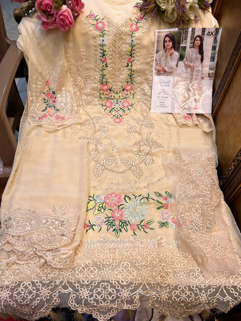 Al Khushbu Alk D No 2020 Elegant Georgette Pakistani Style Party Wear Salwar Suits