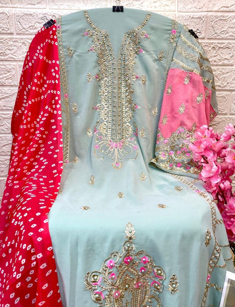 Al Khushbu Alk Dno 3041 Georgette With Elegant Work Stylish Designer Pakistani Party Wear Salwar Kameez