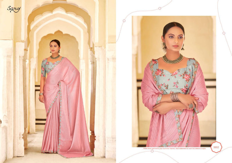 Saroj Alisha Weightless Occasional Wear Exclusive Printed  Sarees