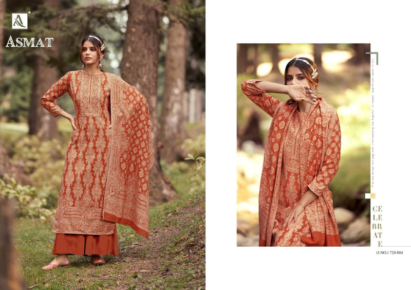 Alok Suit Asmat Pure Woolen Pashmina Designer Winter Wear Salwar Kameez