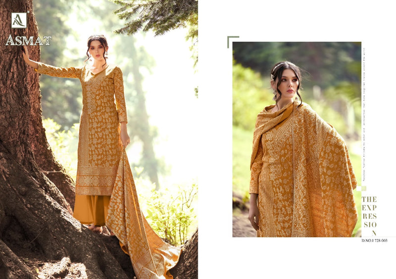 Alok Suit Asmat Pure Woolen Pashmina Designer Winter Wear Salwar Kameez