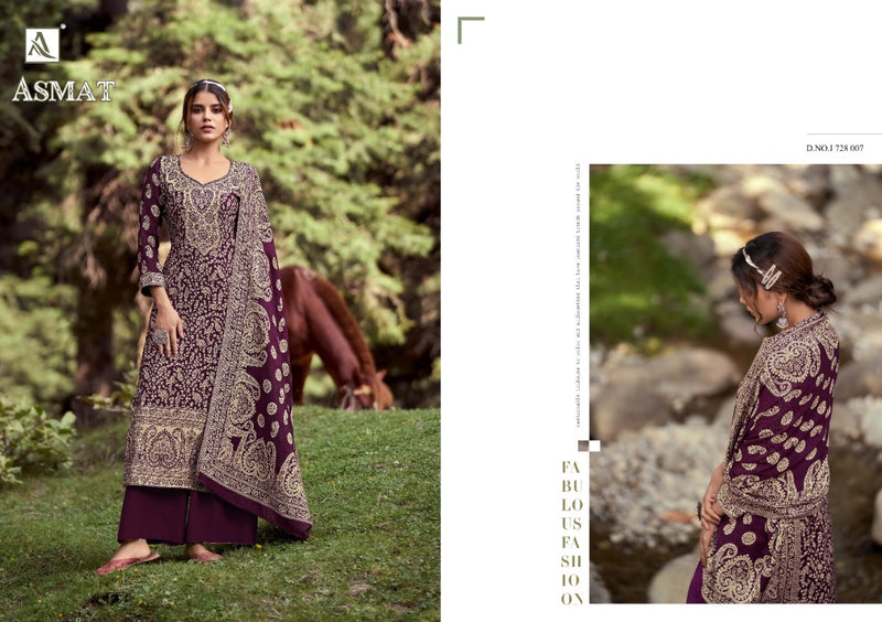 Alok Suit Asmat Pure Woolen Pashmina Designer Winter Wear Salwar Kameez
