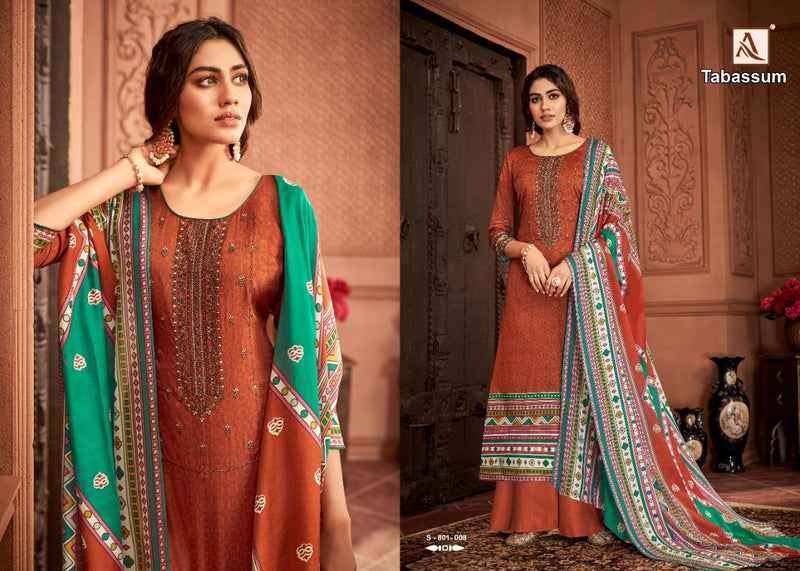 Alok Suit Tabassum Pure Jam Digital Print With Embroidery Work Casual Wear Salwar Suits
